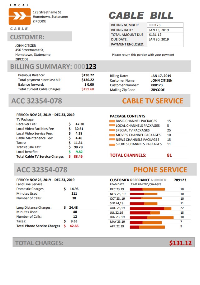  Minol USA business utility bill 